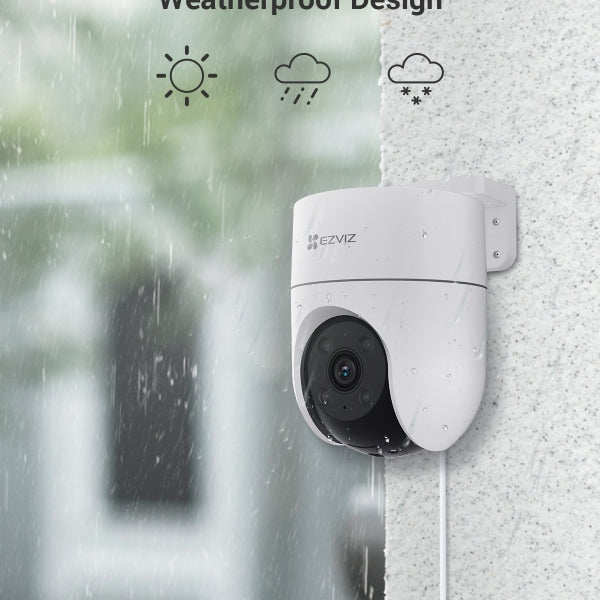 Cámara WiFi EZVIZ H8C Pro 2K+ con Movimiento Panorámico – CS-H8c-R200-1J4WKFL