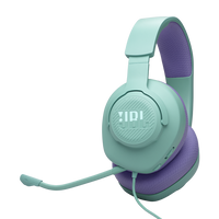 Auriculares Gaming con Cable JBL Quantum 100M2 – Over-Ear, Micrófono Desmontable, Color Cian
