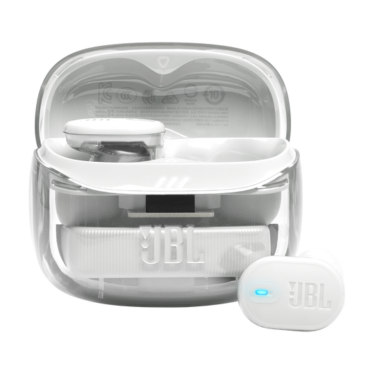 Auriculares JBL Tune Buds 2 – True Wireless, ANC Adaptativa, JBL Spatial, 48 horas, Ghost White