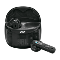 Auriculares Inalámbricos JBL Tune Flex 2 TWS / Negro Fantasma (Ghost Black / Transparente) / ANC / 48h
