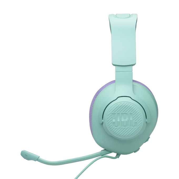 Auriculares Gaming con Cable JBL Quantum 100M2 – Over-Ear, Micrófono Desmontable, Color Cian