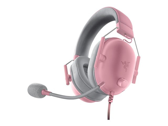 Auriculares Razer BlackShark V2 X Quartz – Cableados, 7.1 Surround, Certificado Discord, Rosa Cuarzo