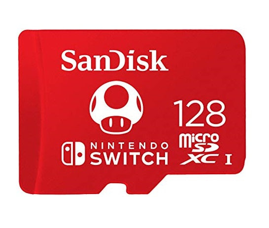 Tarjeta de Memoria Flash microSDXC SanDisk Nintendo Switch 128GB UHS-I