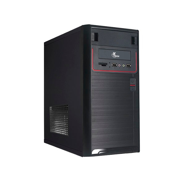 Chasis Micro ATX Xtech XTQ-100 Todo Negro, con fuente de poder 600W