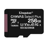 Tarjeta de Memoria Flash microSDHC Kingston Canvas Select Plus 256GB