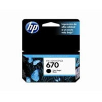 Cartucho de Tinta Negra Original HP 670 Advantage 14ml