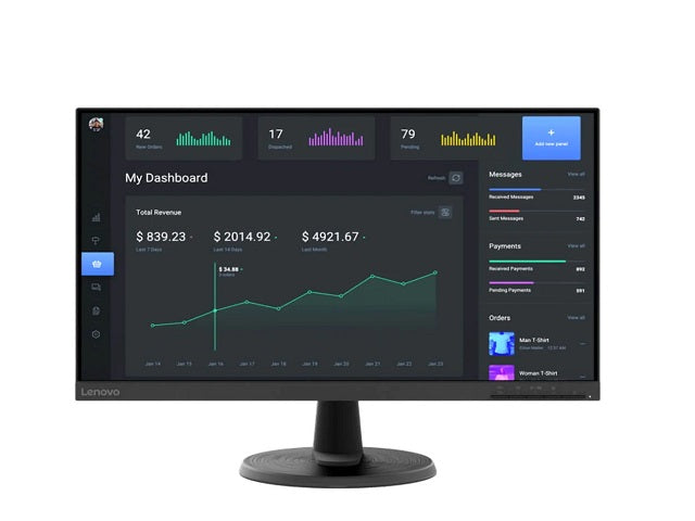 Monitor Lenovo ThinkVision C27-40 – 27" FHD / 75Hz / VA / 3 años garantía Depot