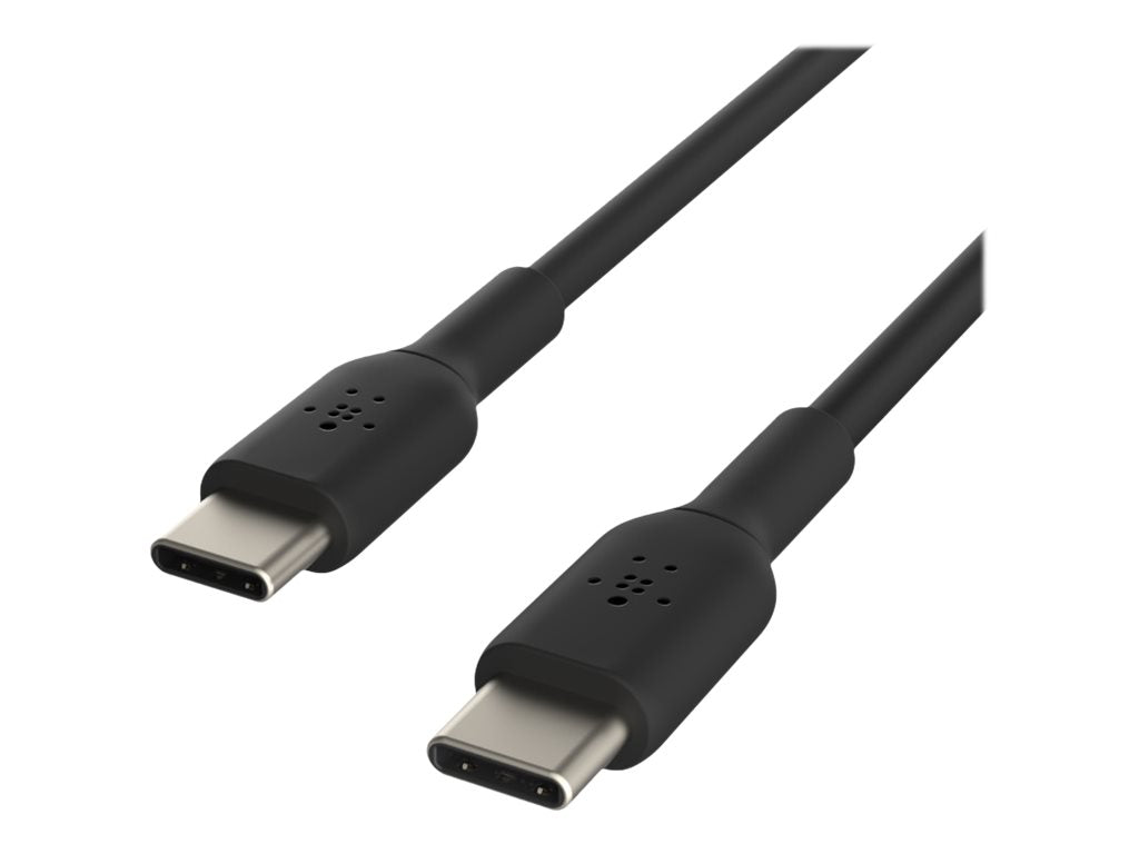 Cable cargador rápido USB‑C a USB‑C – Belkin BoostCharge – 1 m – Negro – CAB003bt1MBK