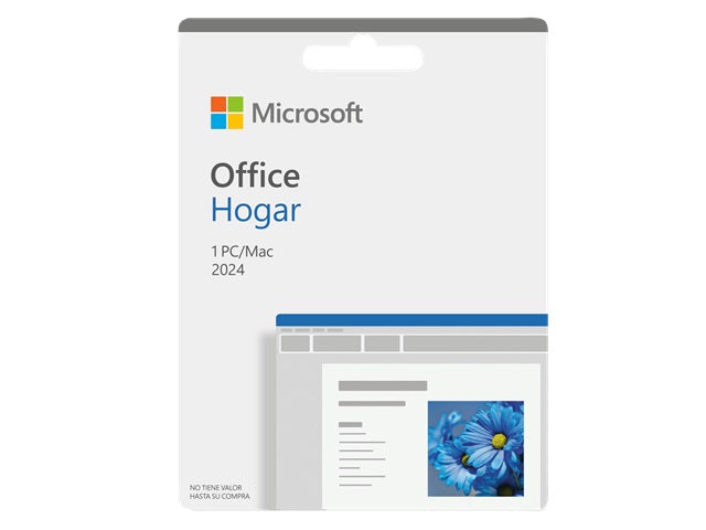 Microsoft Office Hogar 2024 – Tarjeta de Activación – 1 Usuario / Windows y MacOS / LATAM
