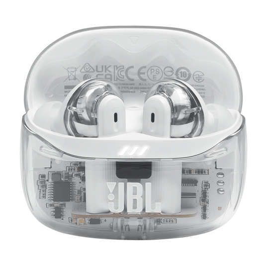 Auriculares Inalámbricos JBL TUNE Beam 2 Ghost White, ANC y 48 horas de autonomía