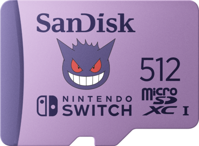 Tarjeta de Memoria Flash microSDXC SanDisk para Nintendo Switch Pokemon 512GB