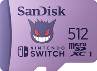 Tarjeta de Memoria Flash microSDXC SanDisk para Nintendo Switch Pokemon 512GB