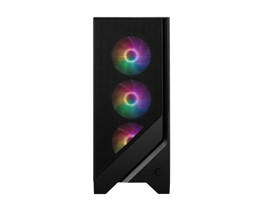 Mid Torre MSI MAG Forge 120A Airflow, panel frontal malla, 3 ventiladores incluidos