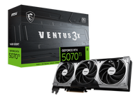 Tarjeta de Video MSI GeForce RTX 5070 Ti VENTUS 3X OC | NVIDIA Blackwell, DLSS 4, 2497 MHz – 824142402801