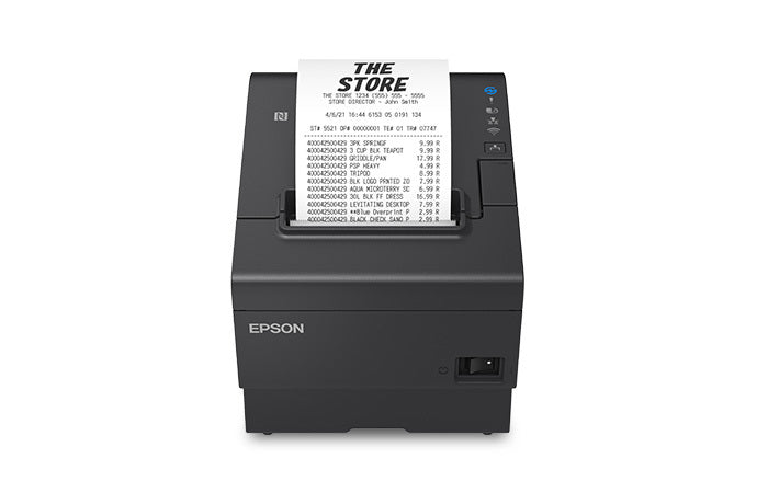Impresora de Recibos Térmica Epson OmniLink TM-T88VII USB/LAN Cortador Negra