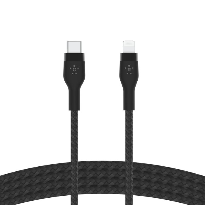 Cable USB-A a Lightning Belkin CAA010bt1MBK BoostCharge PRO Flex 1m Negro
