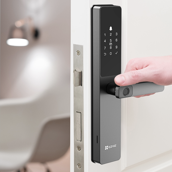 Cerradura Inteligente EZVIZ DL05 con Huella Dactilar – CS-DL05-R100-WBCP-GR(M)