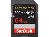 Tarjeta de Memoria Flash SDXC SanDisk Extreme Pro 64GB V30 UHS-I U3 Class 10