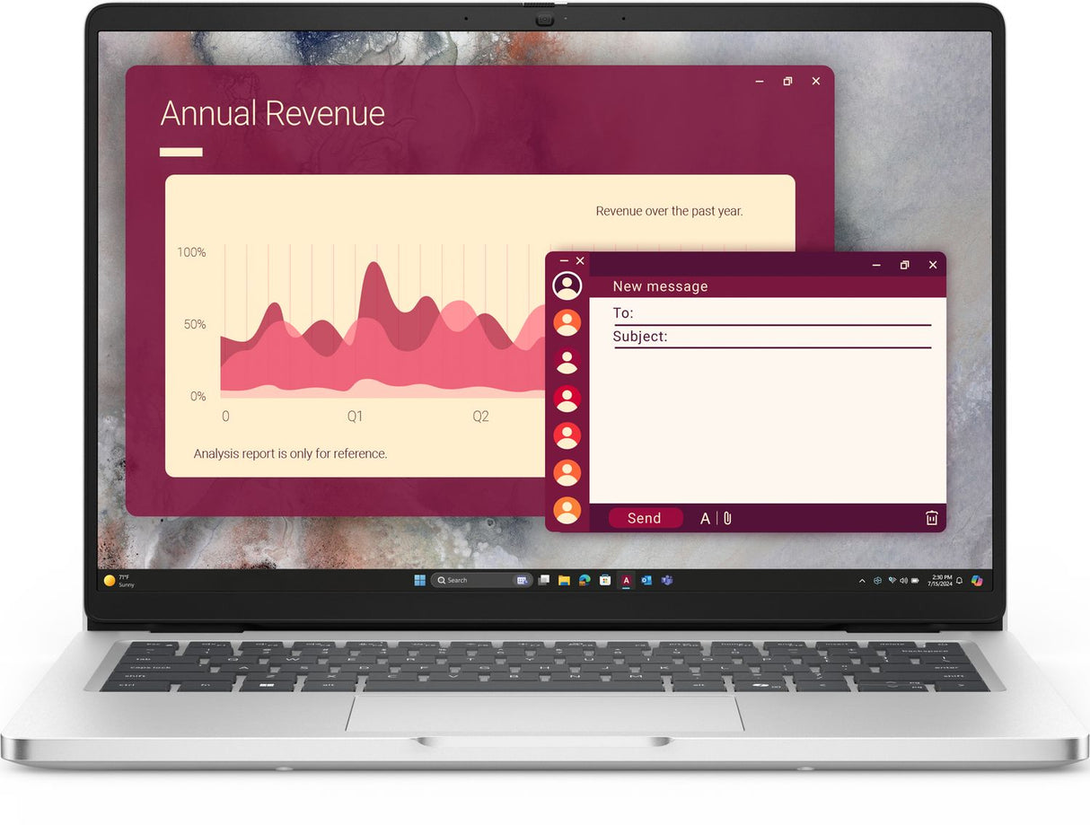 Laptop Dell Pro 14 PC14250 | Intel Core Ultra 5, 16GB RAM, 512GB SSD, Windows 11 Pro