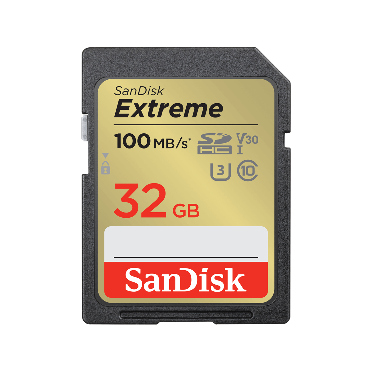 Tarjeta de Memoria Flash SDHC SanDisk Extreme 32GB V30 UHS-I U3 Class 10