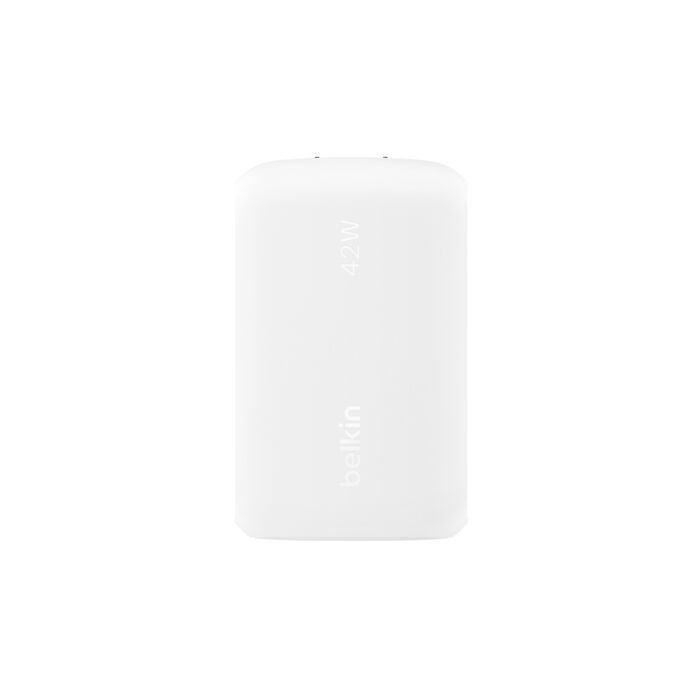 Cargador de Pared Belkin Lithium – Doble Puerto 42 W (WCB009dq1MWH-B6)