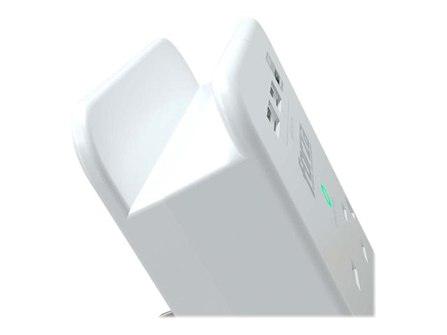 Protector de Sobretensiones de Pared Forza FWT-631USBC 6 Tomas Blanco 125V