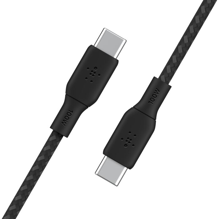 Cable USB-C a USB-C Belkin CAB014BT2MBK BoostCharge 2m Negro