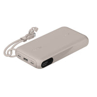 Power Bank Belkin BPB028fqSD, 20W, 20,000 mAh, con pantalla digital – color Sand
