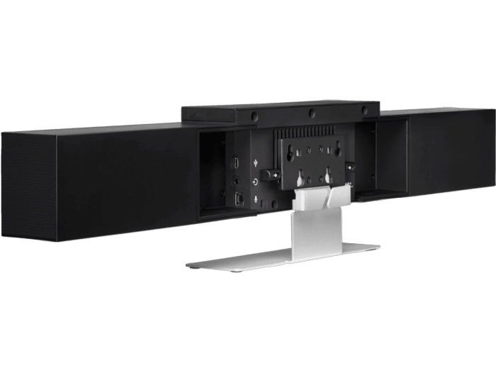 Barra de Video USB Poly Studio Negro Certificada para Zoom y Microsoft Teams