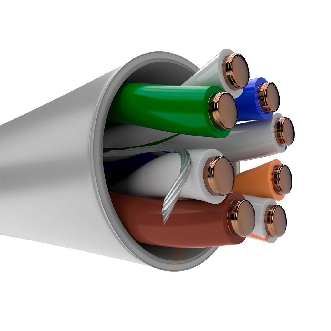 Cable UTP Cat5e 4P 24AWG CM 305m Gris Nexxt Professional