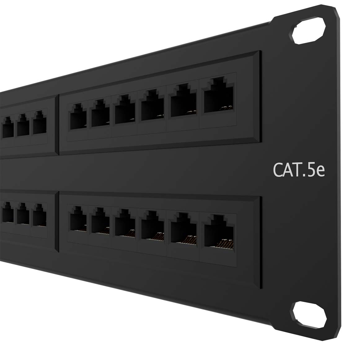 Panel de conexiones Nexxt Solutions Infrastructure AW190NXT06, Cat5e, 19", 24 puertos