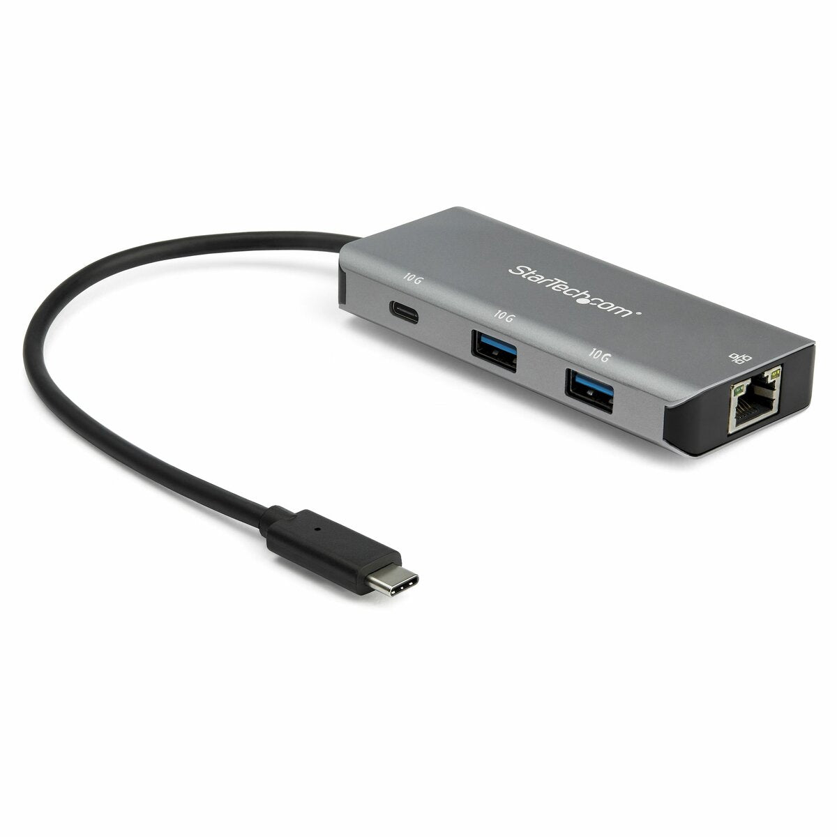 Hub USB-C 10Gbps de 3 Puertos con Ethernet StarTech.com – HB31C2A1CGB