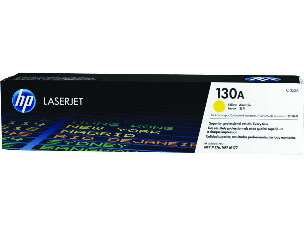Cartucho de Tóner HP 130A – Amarillo, Original, CF352A