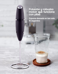 Batidor eléctrico de espuma, mezclador de bebidas para uso doméstico