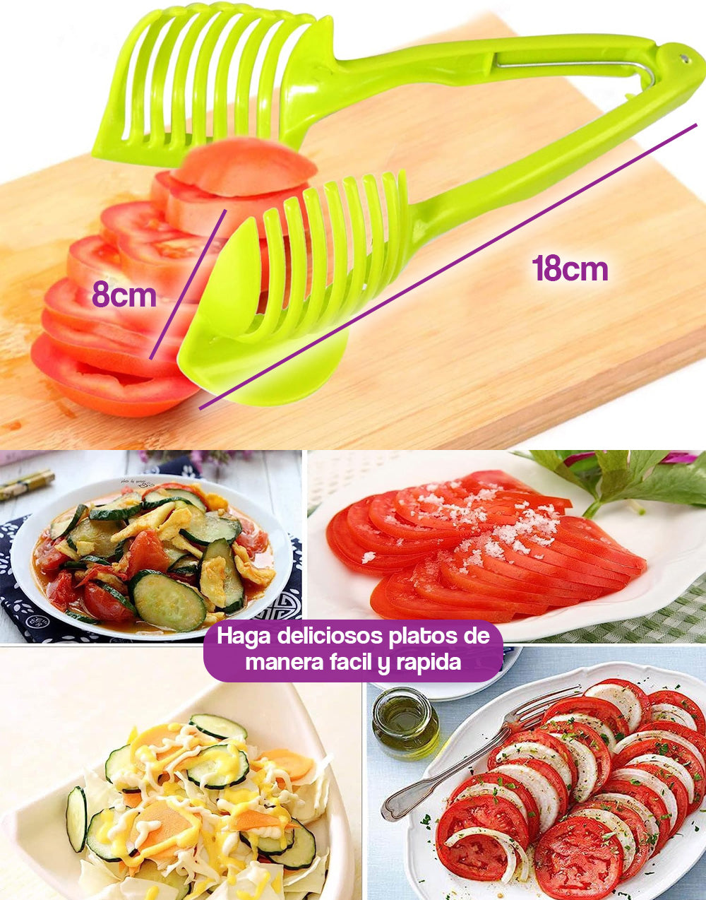 Rebanador de frutas y vegetales