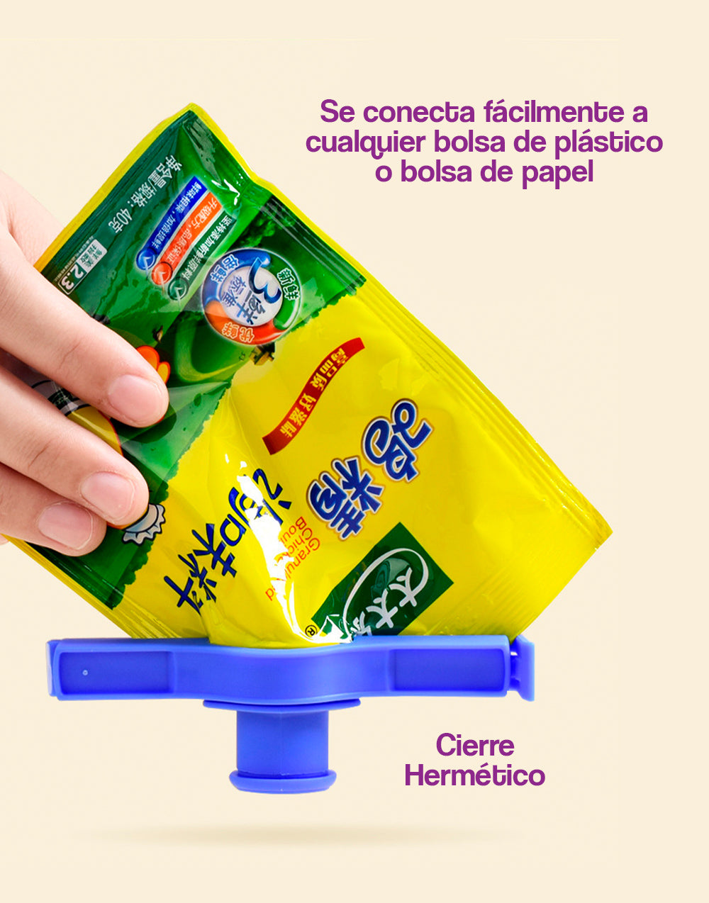 Clips de bolsas para alimentos