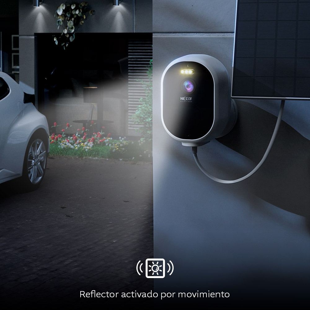 Cámara de Seguridad Nexxt Solutions Home con Panel Solar Incluido