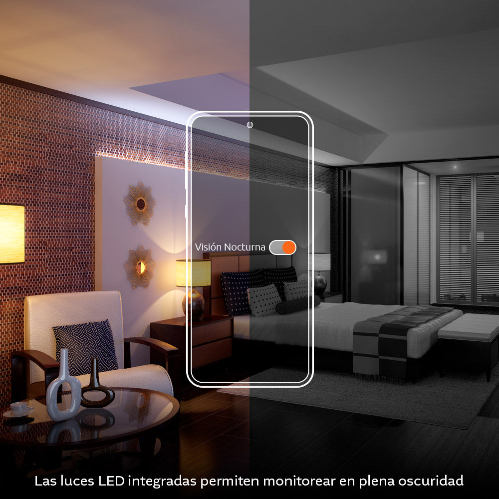 Cámaras WiFi Nexxt Solutions Home NHC‑IP11 2PK – 2K – Motorizadas – Visión Nocturna – Detección de Movimiento