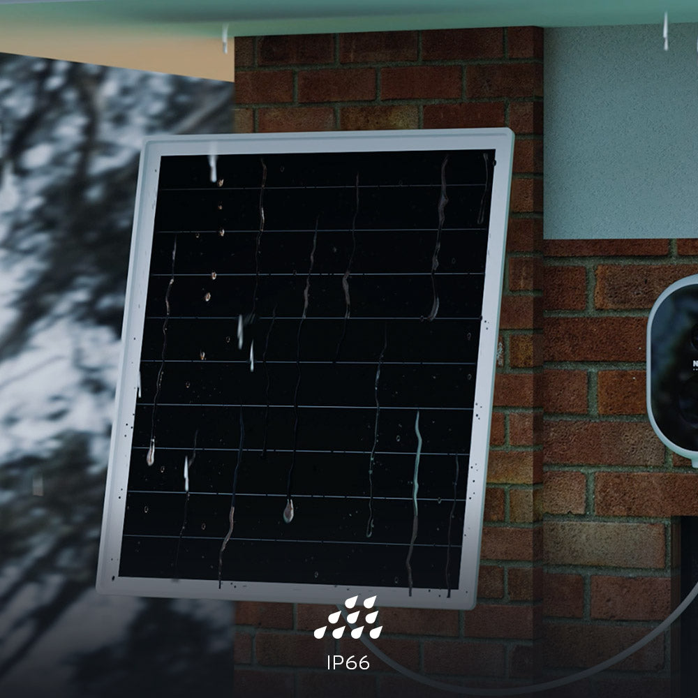 Panel Solar Universal Nexxt Solutions Home NHC‑SP6W – 6W – IP66 – Para Cámaras y Dispositivos Exteriores