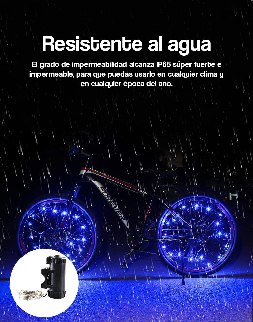Luz LED para bicicletas