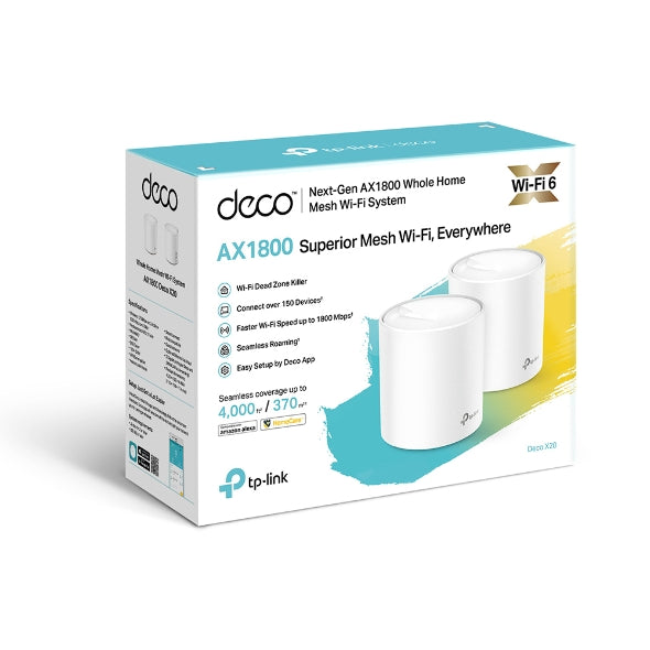 TP‑Link Deco X20 V2 – Sistema Wi‑Fi 6 AX1800 – 2 Pack
