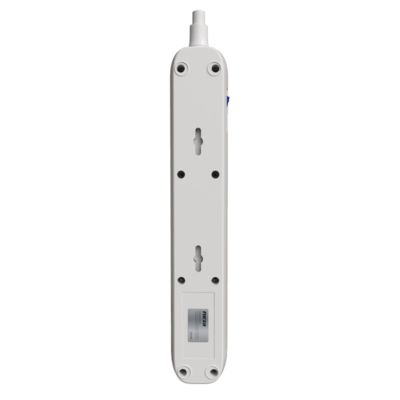 Protector de Sobretensión Forza 6 Tomas NEMA 1.5FT 500J 110/220V Blanco