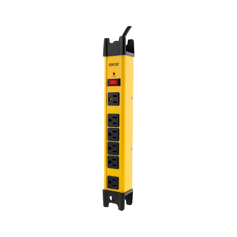 Protector de Sobretensiones Forza FSP-806 6 Tomas 91cm Amarillo 125V