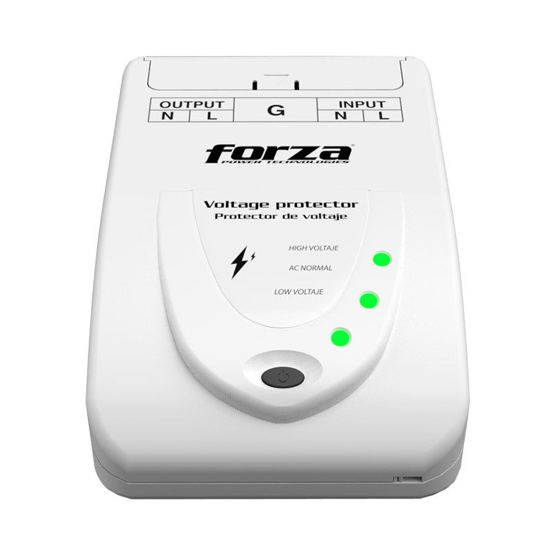 Regulador de Voltaje Forza Zion Montaje Pared 6600VA 1 Toma 220V Timer