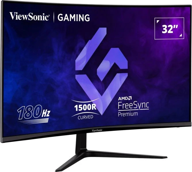 Monitor Gaming Curvo ViewSonic OMNI VX3218-PC-MHD – 32" Full HD / 180Hz / 1ms / FreeSync Premium / HDR10 / Altavoces / HDMI + DP