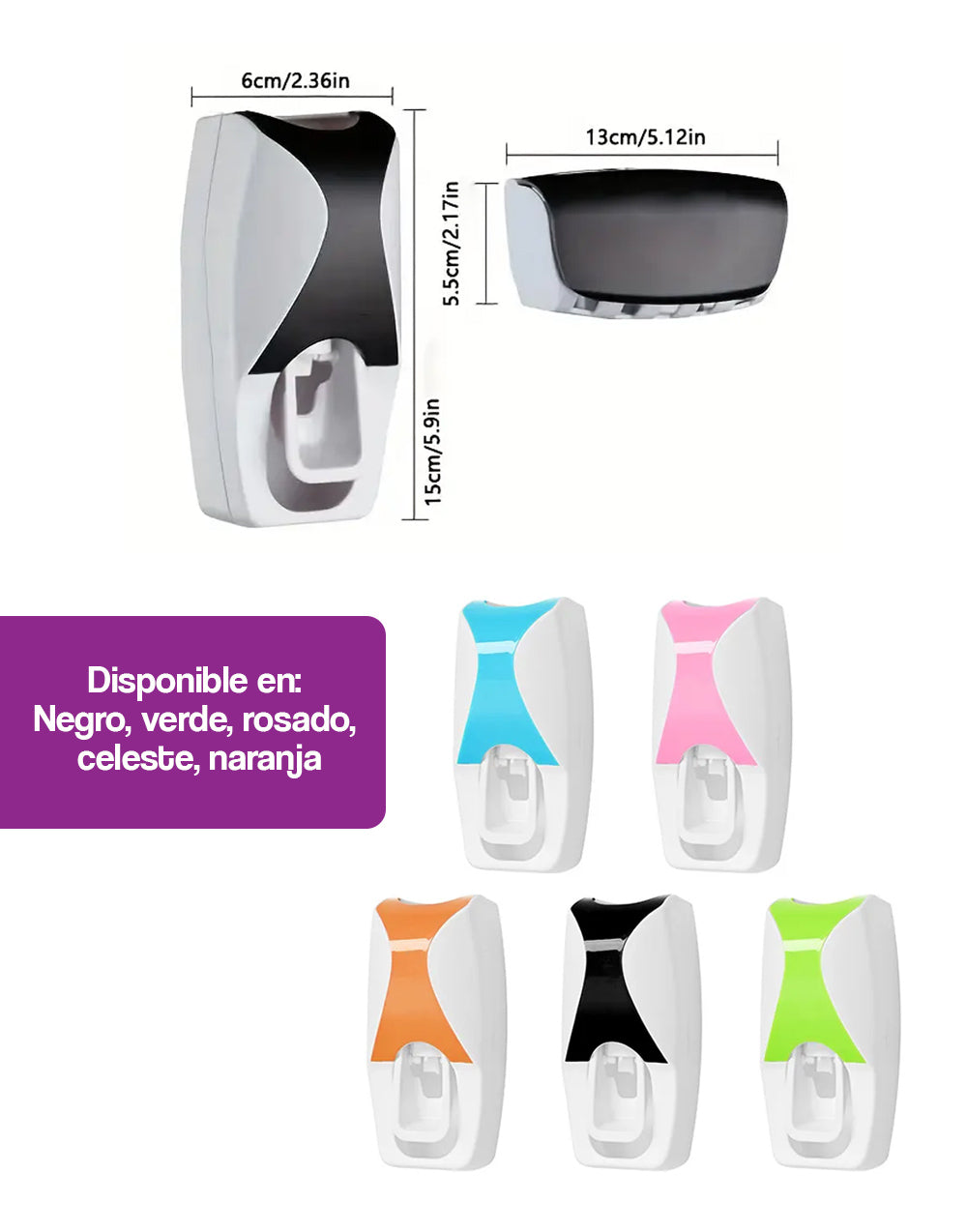 Dispensador automático de pasta dental