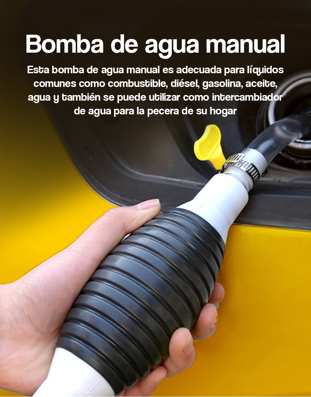 Bomba de agua manual