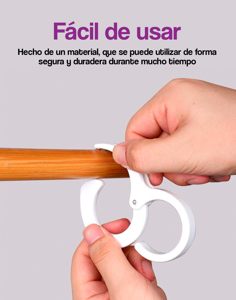 Ganchos plásticos multiusos