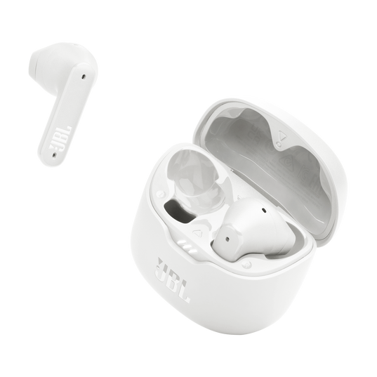 Auriculares Inalámbricos JBL Tune Flex 2 TWS / Blanco Transparente / True Wireless / ANC / 32h