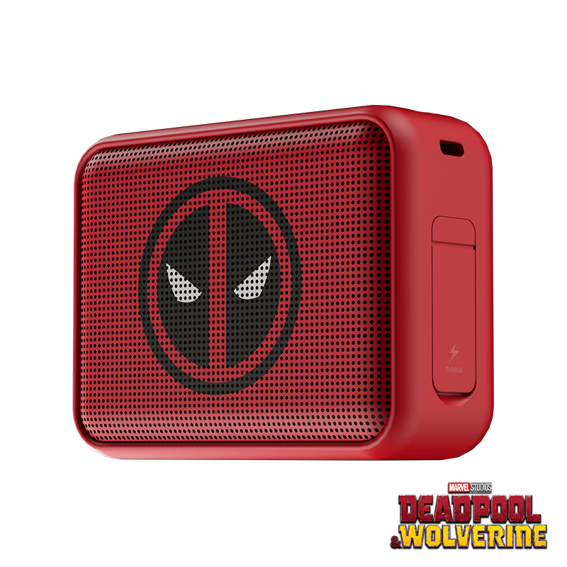 Altavoz Klip Xtreme KBS-025MD-D – Marvel Deadpool, 6W, TWS, IPX7, 20hrs